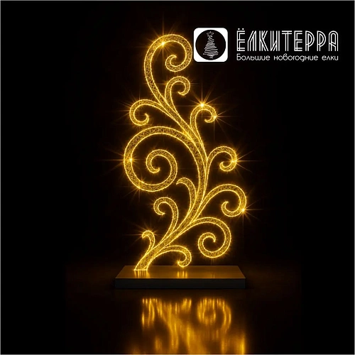 Морозный узор новогодняя световая фигура